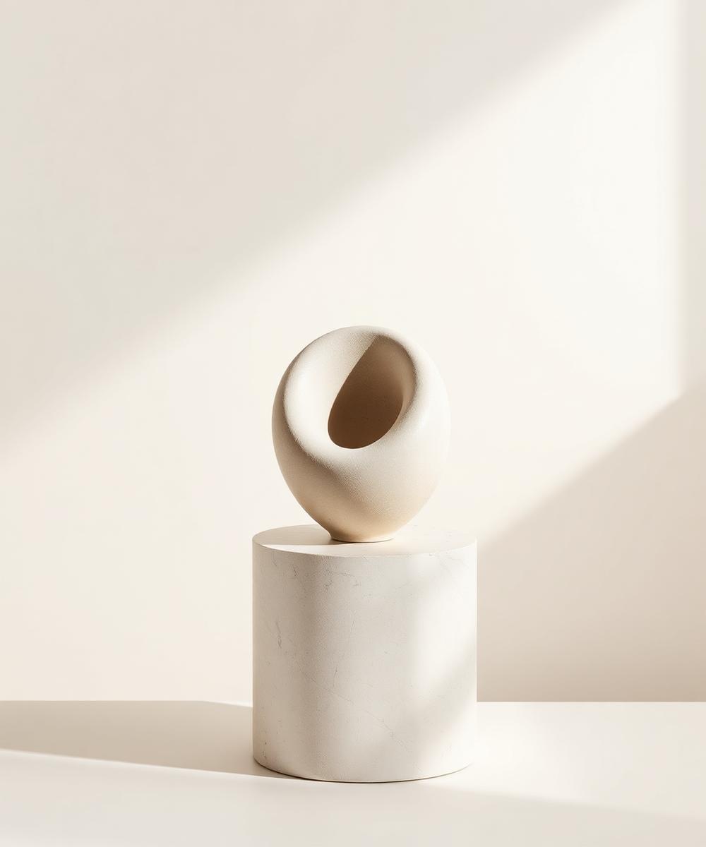 Sculptural ceramic vessel