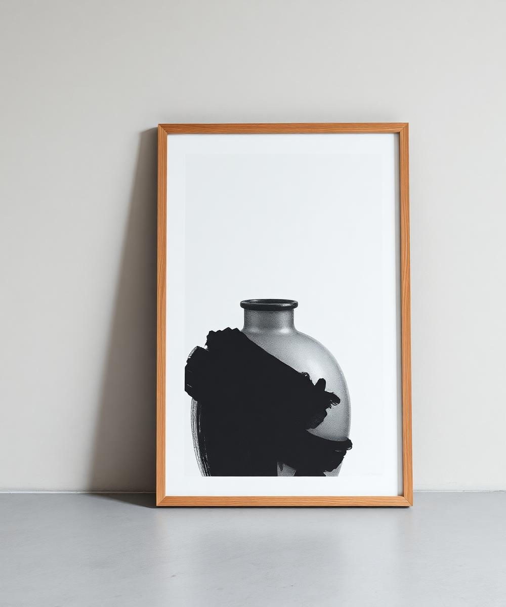 Monochrome artwork